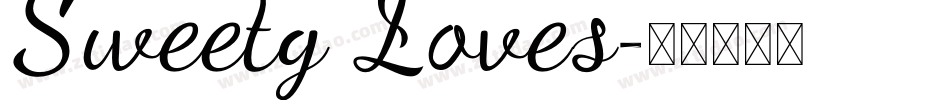 Sweety Loves字体转换